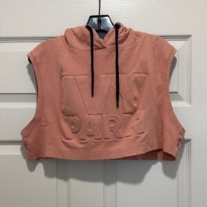 IVY PARK Women's Sleeveless Hoodie - Dusty Rose